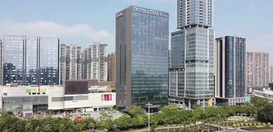 深圳龍華希爾頓逸林酒店實際外觀相片